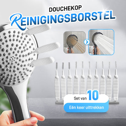 Anti-clogging cleaning brush for holes