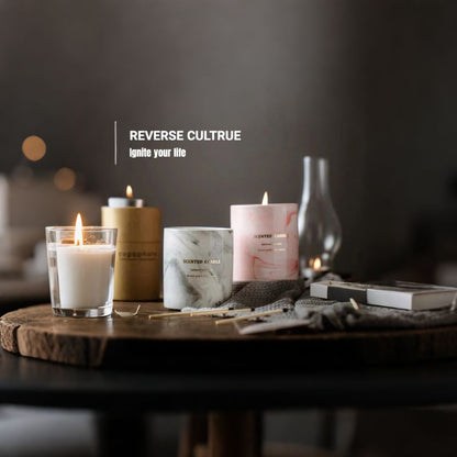 Marble Ceramic Soy Candle