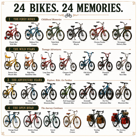 The Bikes We Grew Up With 24-Day Vintage Bicycle Advent Calendar