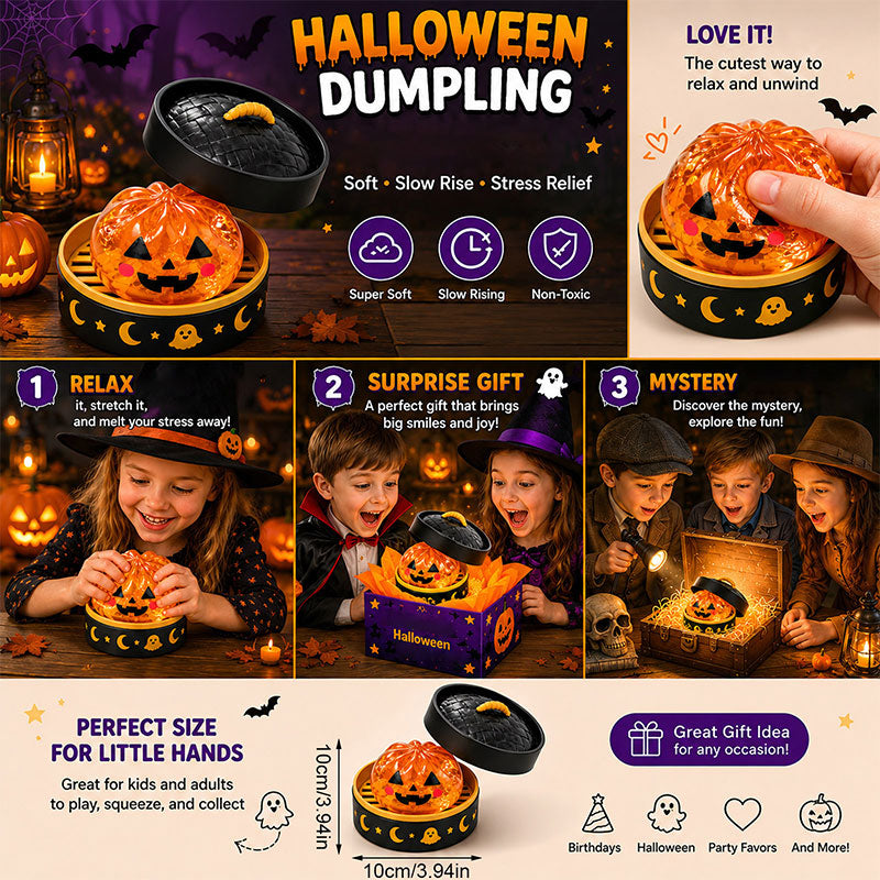 Halloween Dumpling Squishy Toy