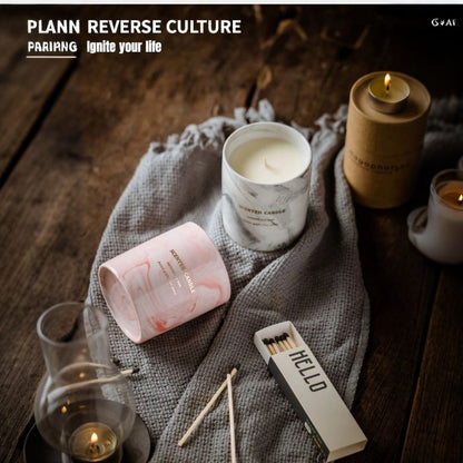 Marble Ceramic Soy Candle