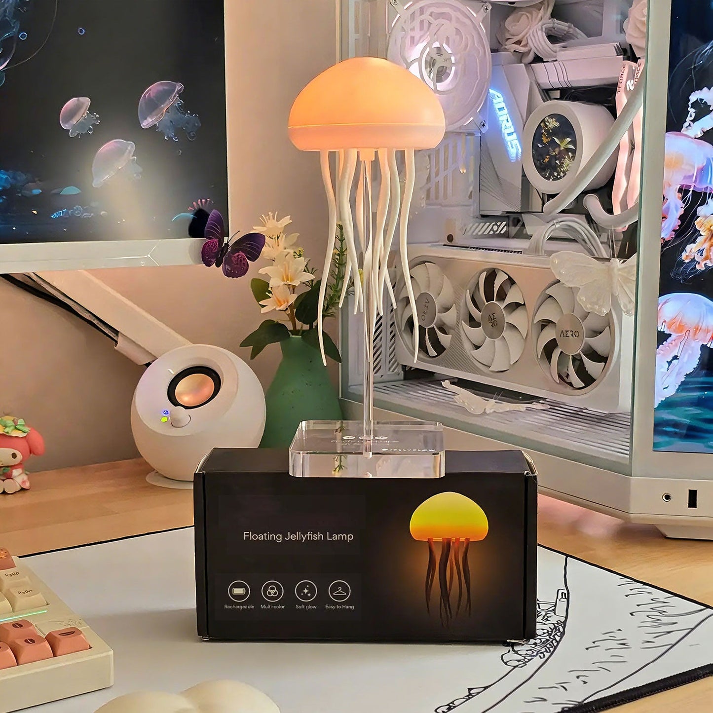 Floating Jellyfish Mood Lamp