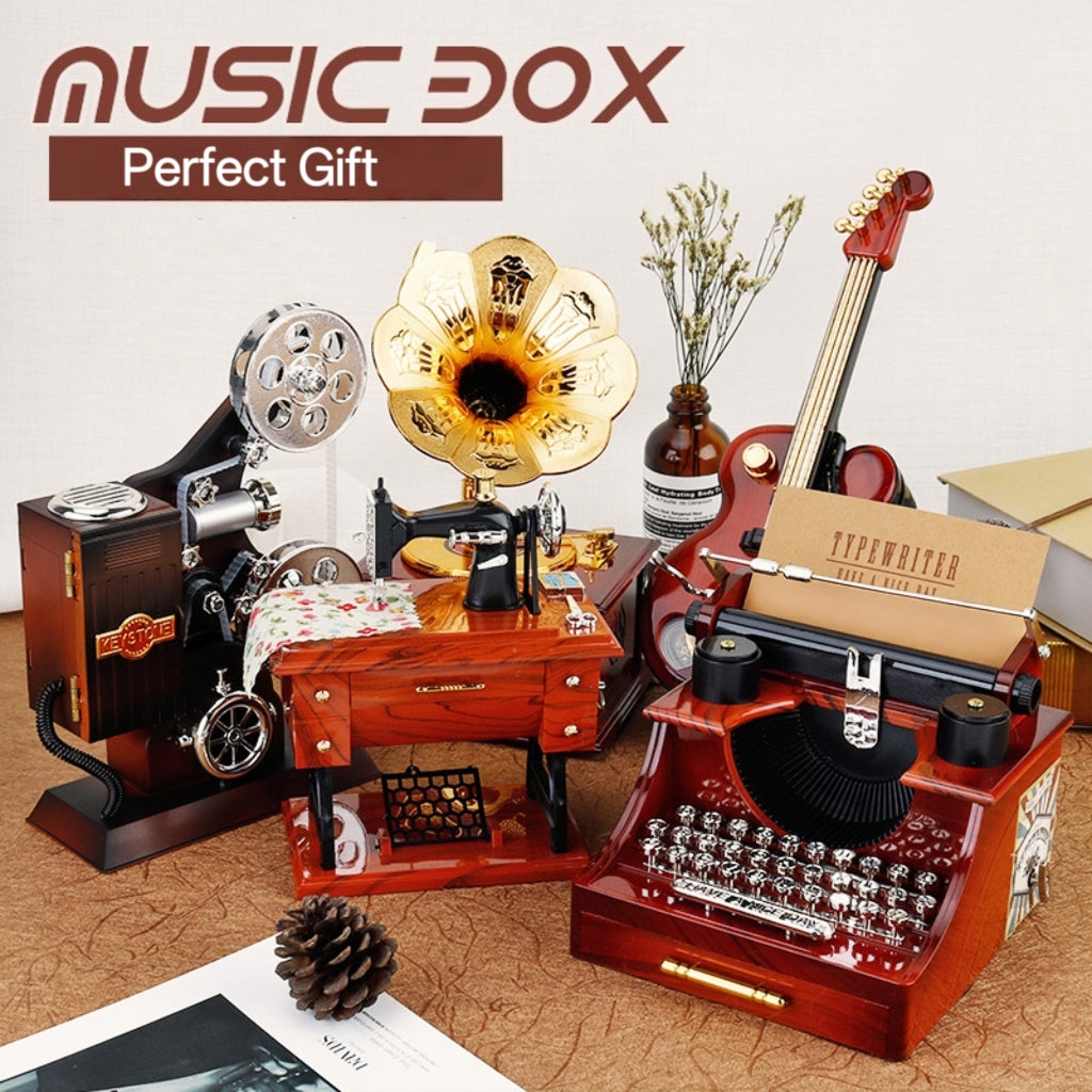 Mother's Day Mini Sewing Machine Music Box