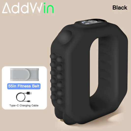 BLACK GONE! ACT FAST 2026 Fascia Ring R10 Cordless Waist & Back Muscle Recovery Massager | Adjustable Fit Up to 55'