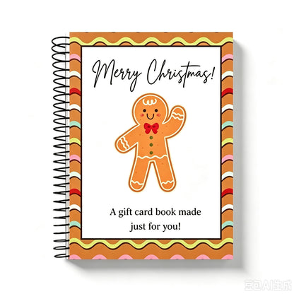 DIY Spiral Merry Christmas Card Album