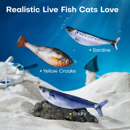Realistic Flopping Fish Cat Toys