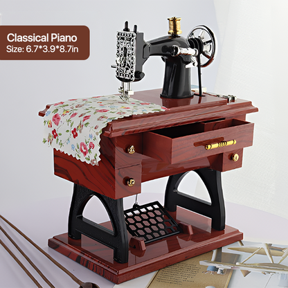Mother's Day Mini Sewing Machine Music Box