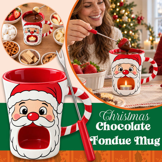 Santa s Sweet Melt Christmas Chocolate Fondue Mug