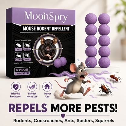 Limited Edition Natural Peppermint Rodent Repellent Tablets 12 Pack