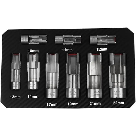 10 22mm Diesel Injector Fuel Line Socket Wrench Set