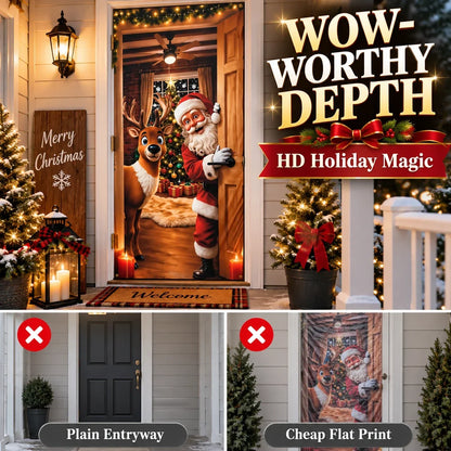 Magical Christmas Door Cover & Holiday Party Banner