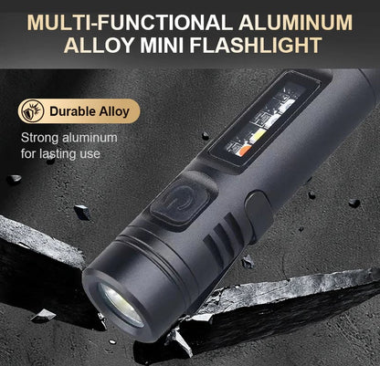 Christmas Multi-Functional Aluminum Alloy Mini Flashlight