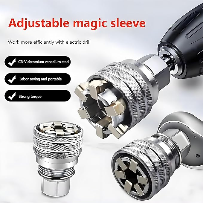 The All-in-One Universal Socket Wrench One Tool, Endless Possibilities!
