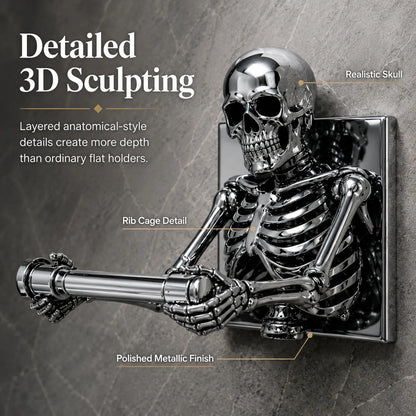3D Skeleton Toilet Paper Holder