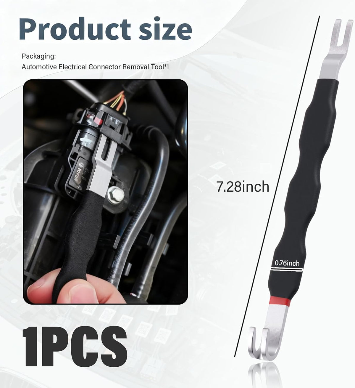 Automobile electrical terminal connector disconnector tool