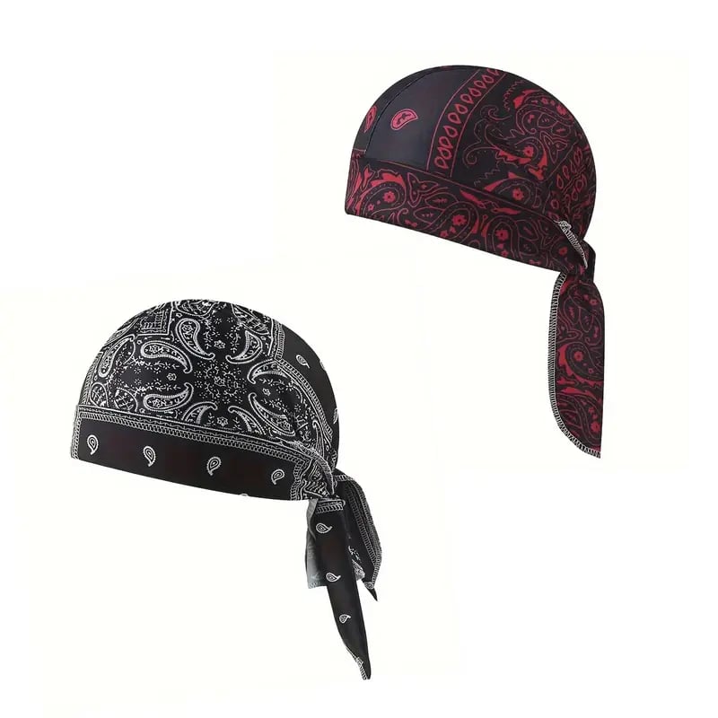 Paisley Cooling Headscarf Cap Set Stay Cool & Chic All Summer!