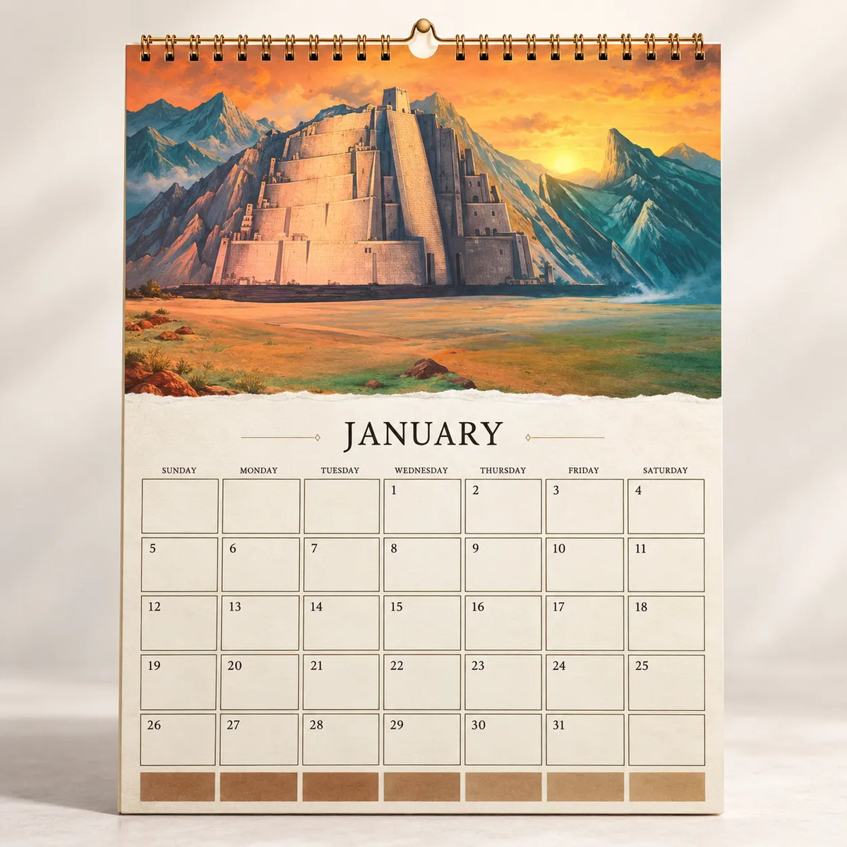 The Lord of the Rings 2027 Wall Calendar
