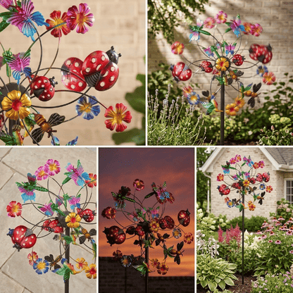 Decorative Flower Wind Spinners