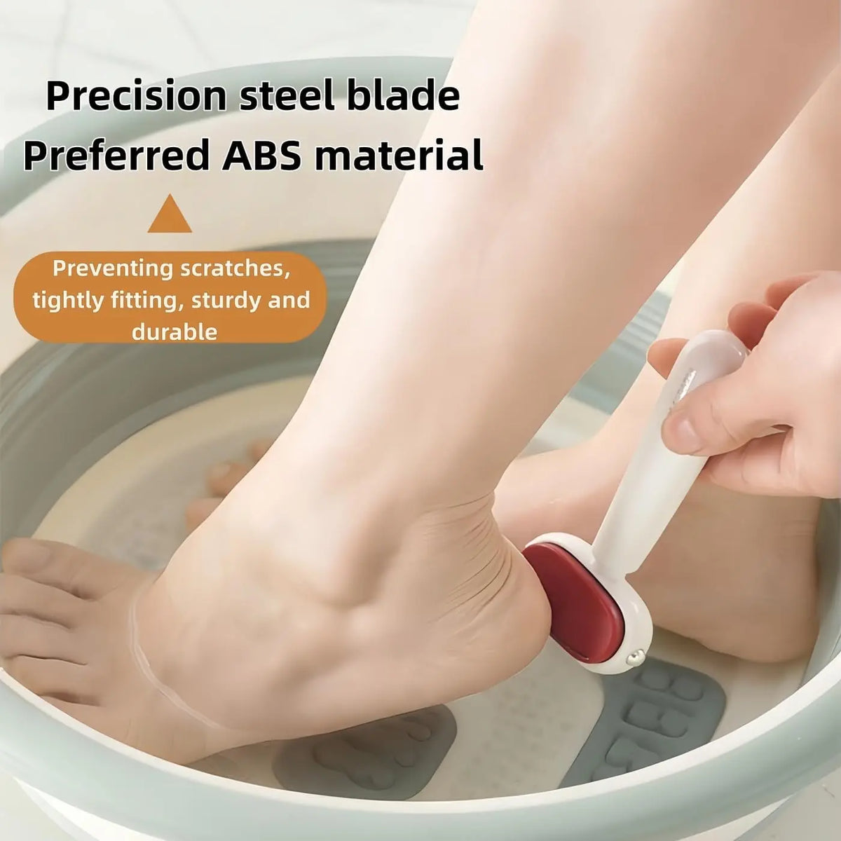 Smooth Heels Fast Dual-Sided Foot Callus Remover with Replaceable Stainless Steel Blade