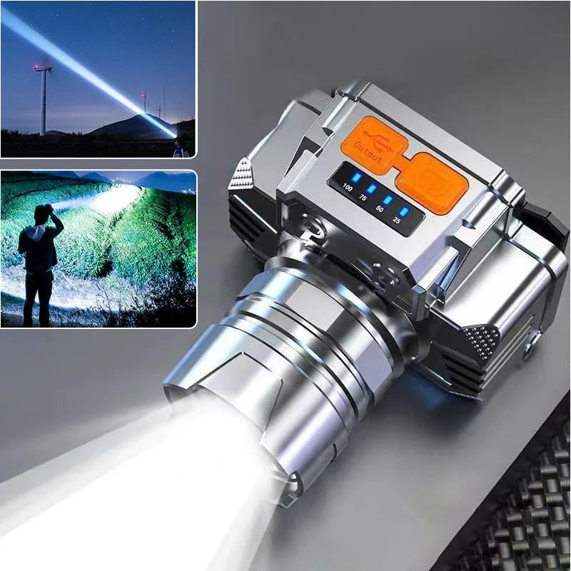 Rechargeable Waterproof LED Headlamp | Outdoor Fishing & Camping Light!