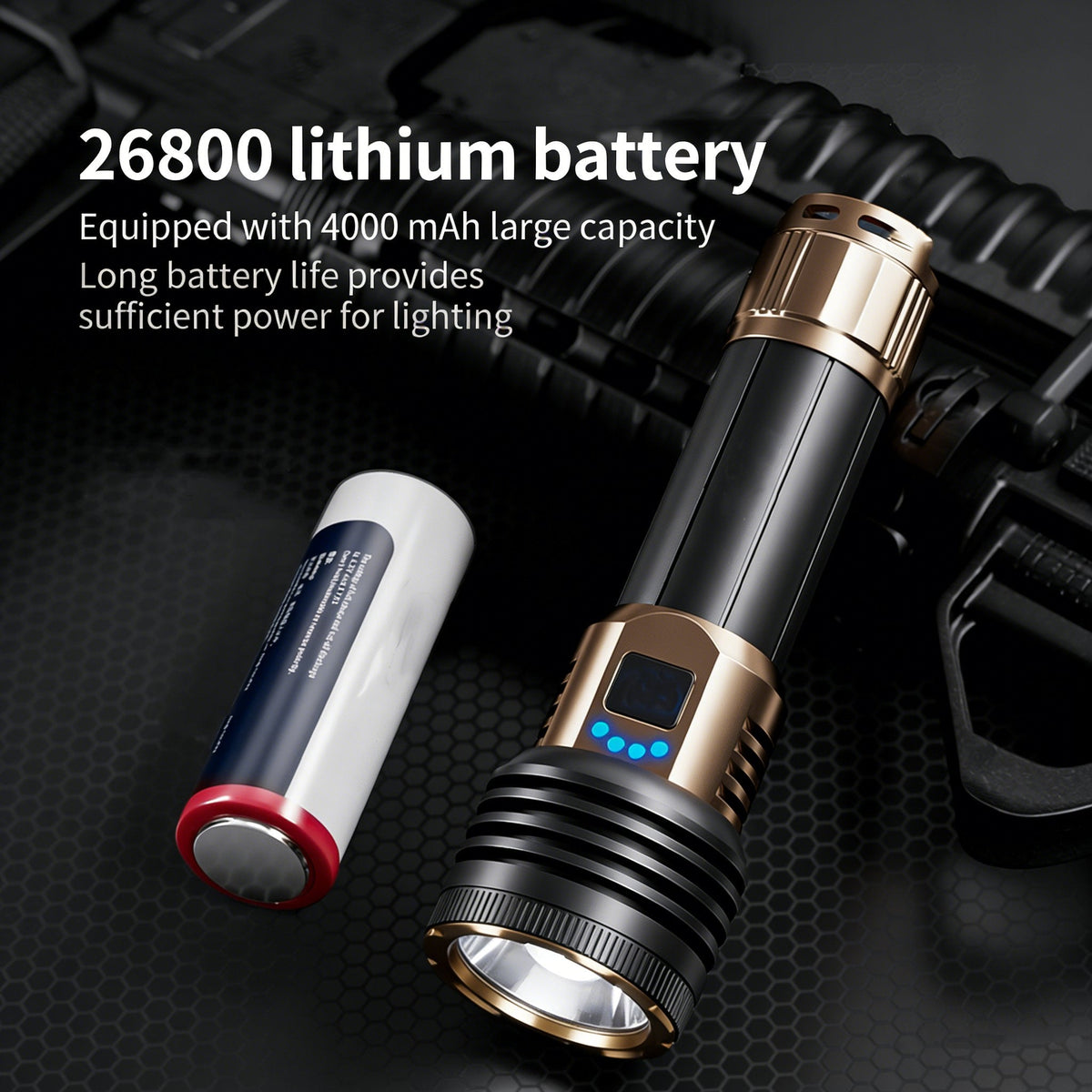 Rechargeable Outdoor Long-Range Ultra-Bright Laser Flashlight