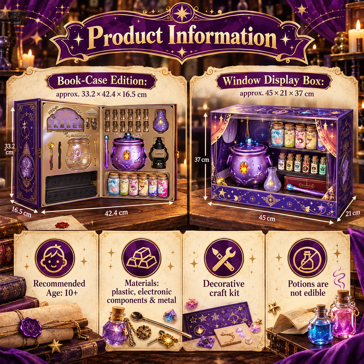Starlit Wish Potion Lab DIY Zodiac Magic Potion Making Kit