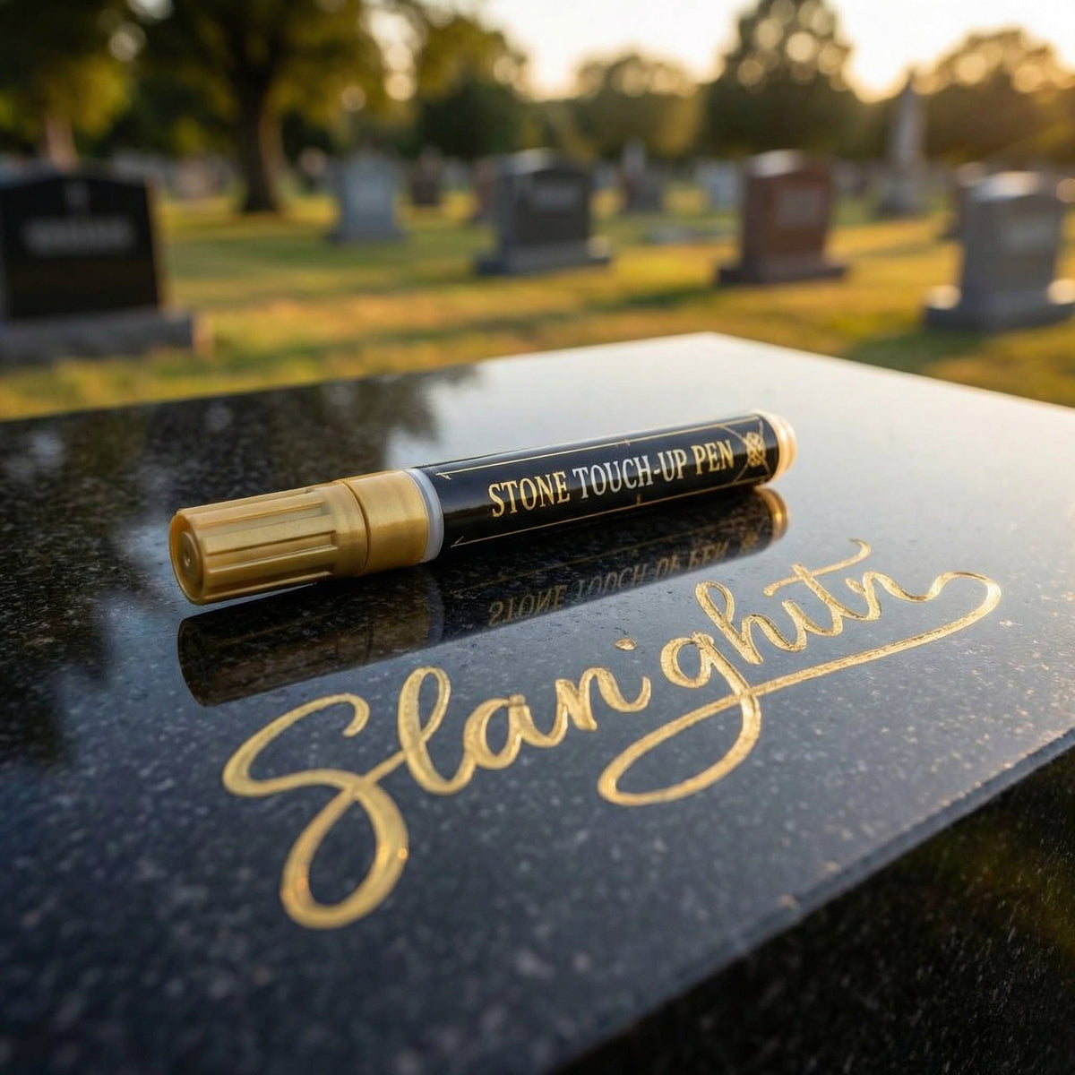 Gold Engraving Marker Restore Faded Inscriptions with Care
