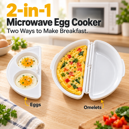 2026 2-in-1 Omelet Maker & Egg Cup Cooker