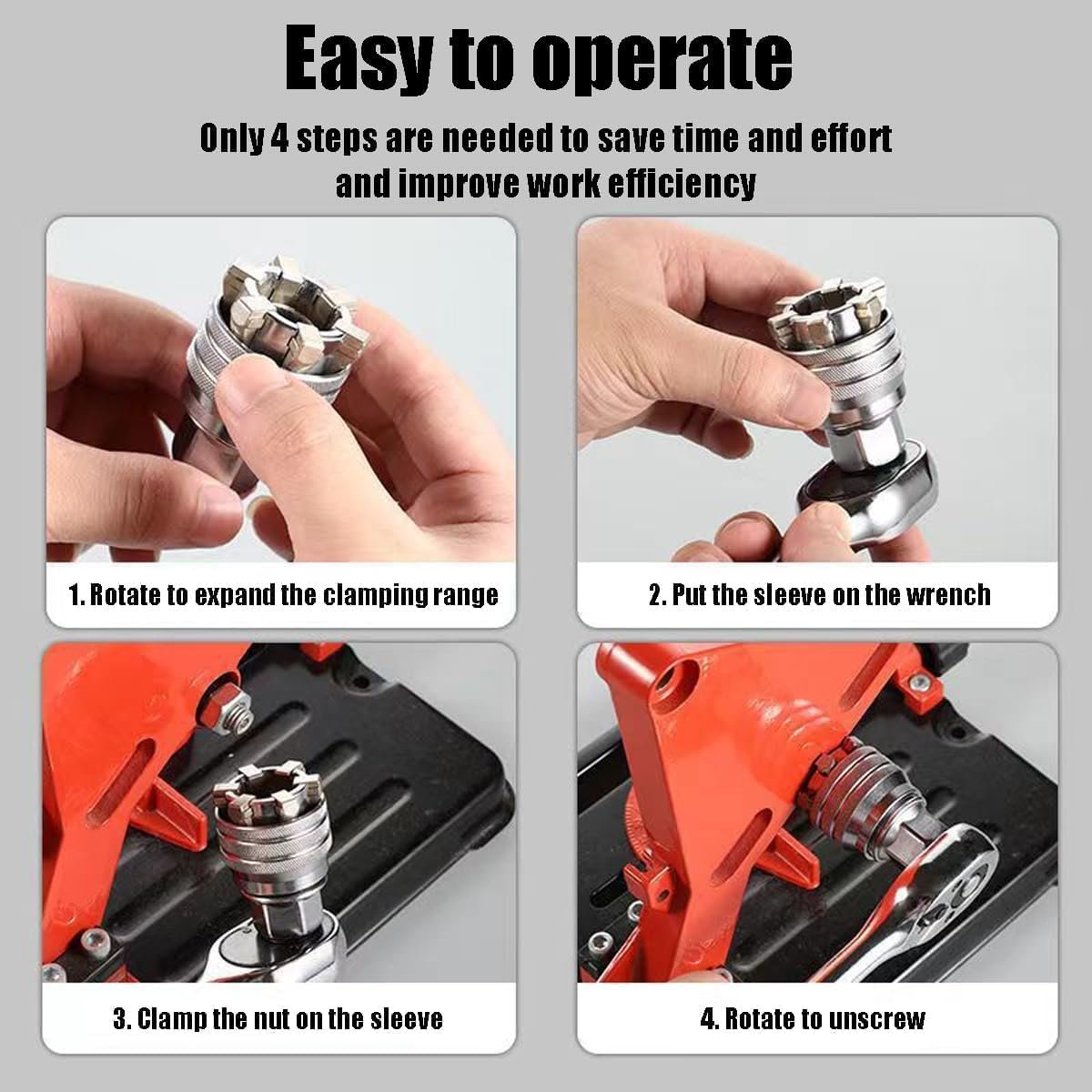 The All-in-One Universal Socket Wrench One Tool, Endless Possibilities!