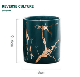 Green Ceramic Soy Candle