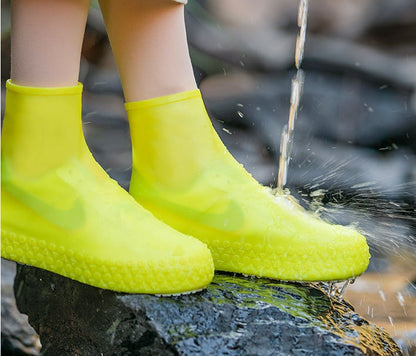Heavy-Duty Waterproof Shoe Covers Anti-Slip, Foldable & Reusable