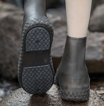 Stop Wet Shoes! Heavy-Duty Waterproof Shoe Covers Anti-Slip & Foldable