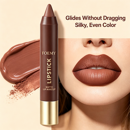 Matte Brown Lipstick, Suitable for All Skin Types