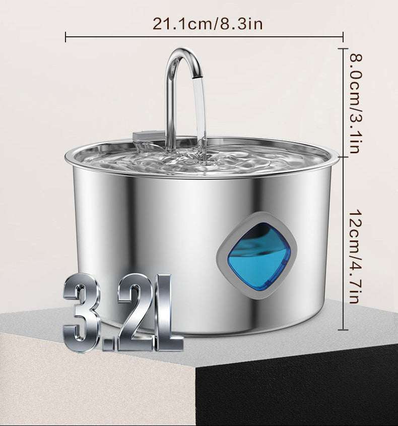 Stainless Pet Water Fountain