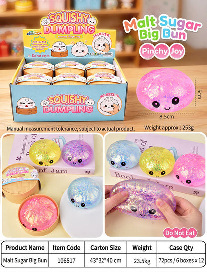 Glitter Dumpling Squishy Set