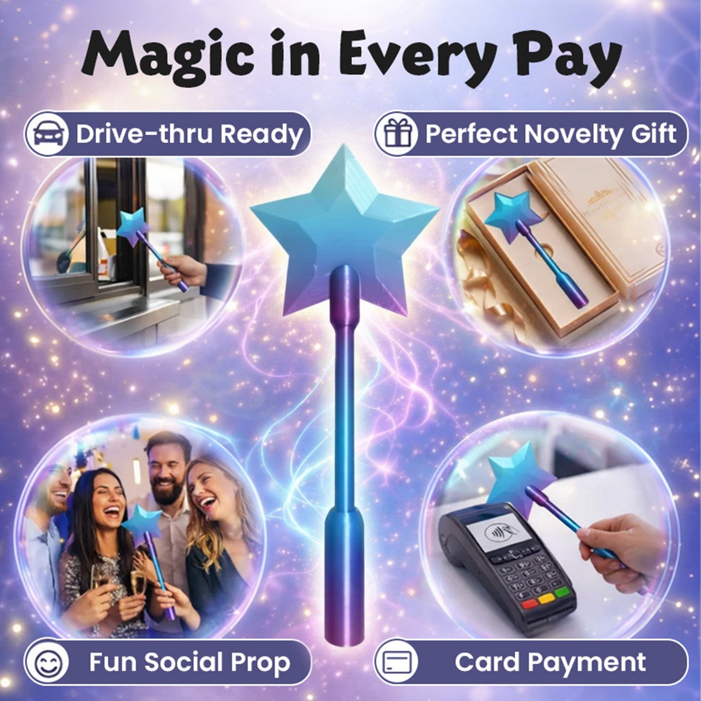 Tap-To-Pay Magic Wand