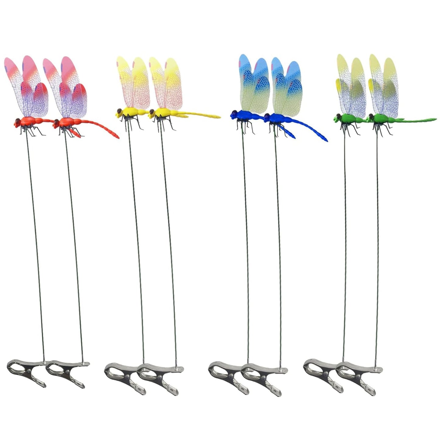 Dragonfly Garden Stake Set