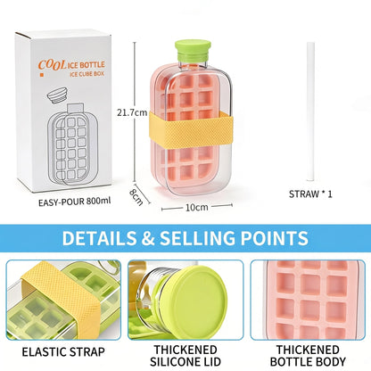 Ice Tray Water Bottle