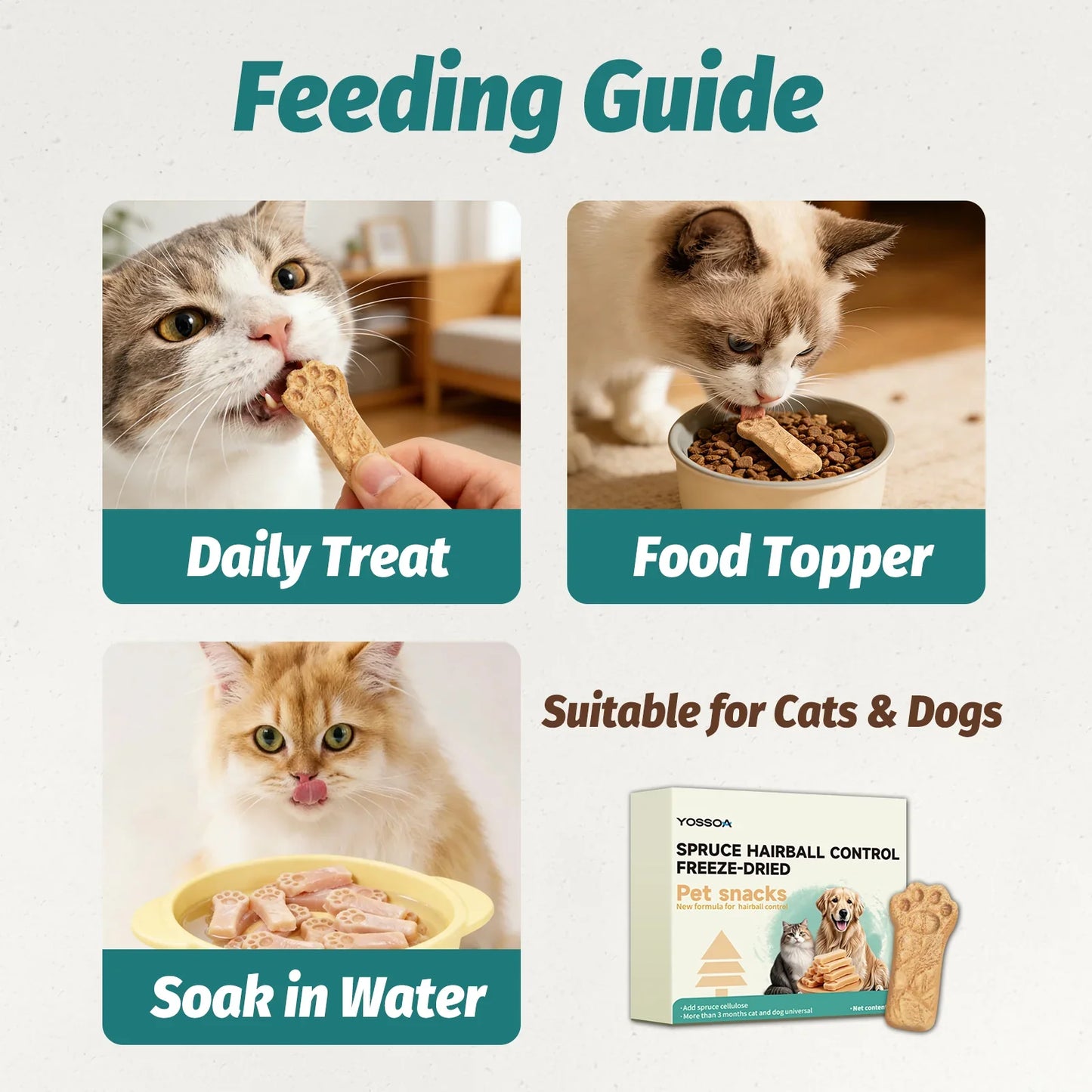 Freeze-Dried Cat Hairball Treats