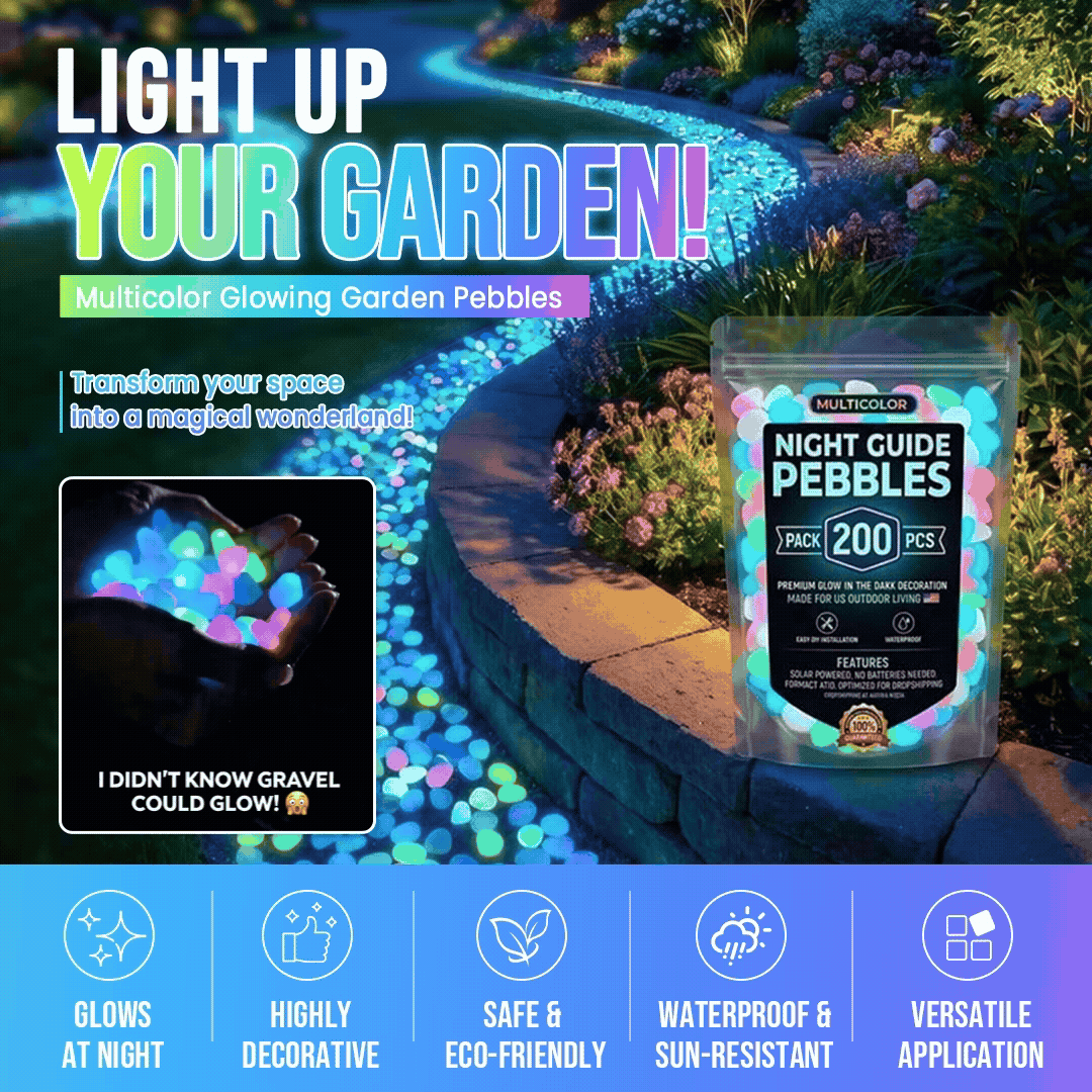 Glow-In-The-Dark Garden Stones