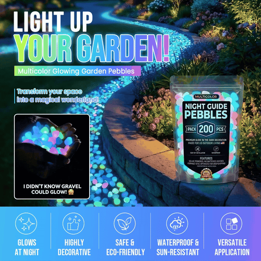 Glow-In-The-Dark Garden Stones