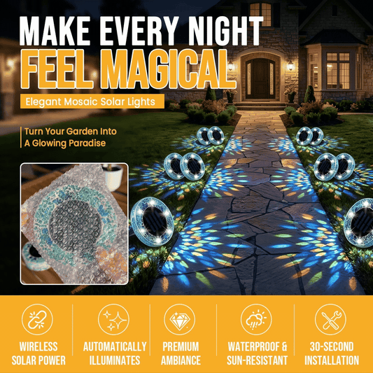 Solar Mosaic Lawn Lights