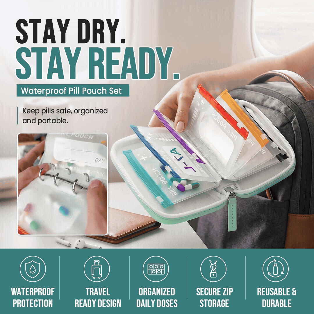 Waterproof Weekly Pill Box