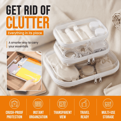 Clear Zipper Storage Case