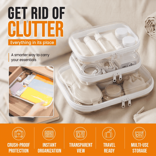 Clear Zipper Storage Case