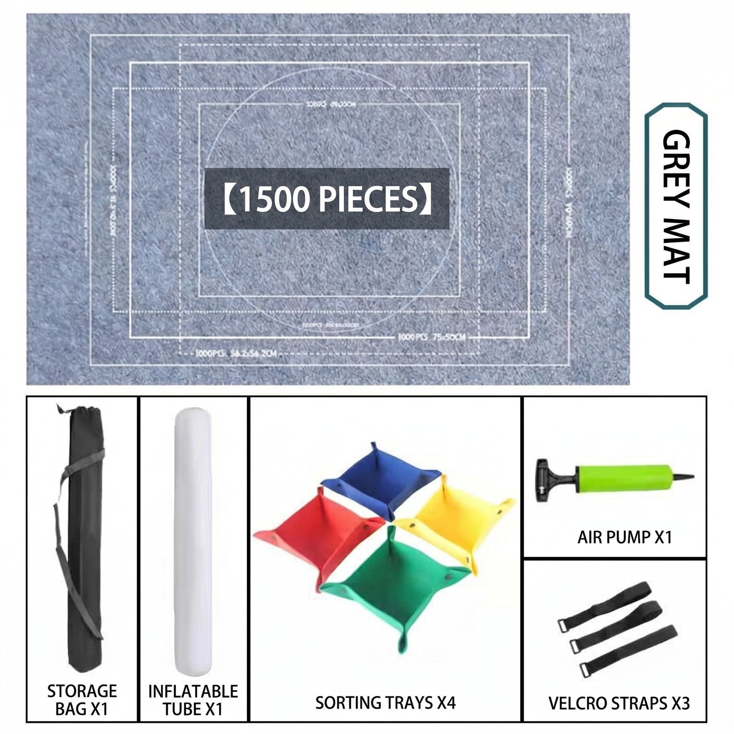 Six-Piece Puzzle Mat Set
