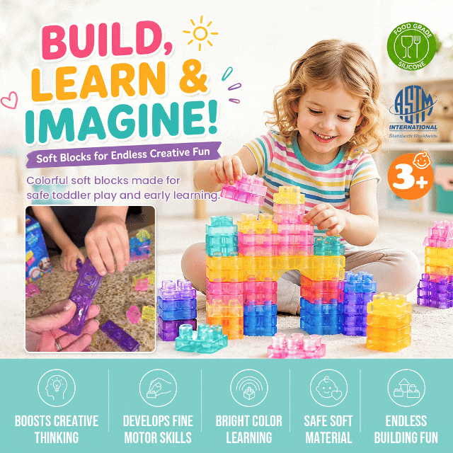 Squishy Building Blocks Set