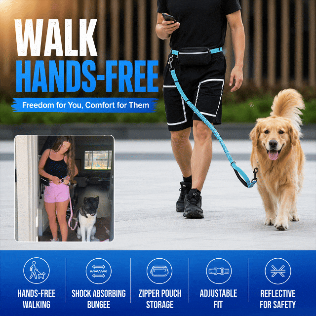 Reflective Pet Running Tether