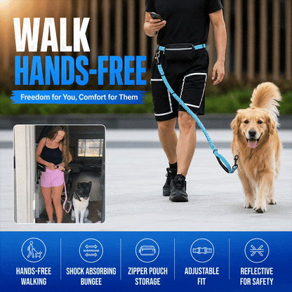 Reflective Pet Running Tether