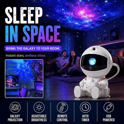 Astronaut Star Projector Light